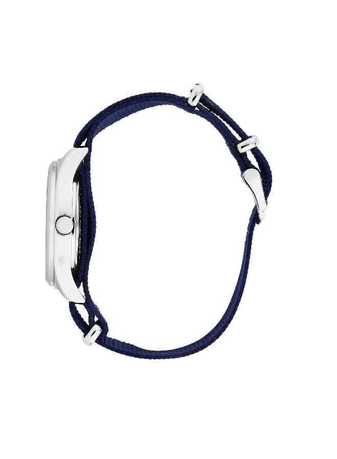 Chronostar Men's Blue Round Analog Dial with Blue Nylon Band Watch - 39mm - R3751313003 - Image 3
