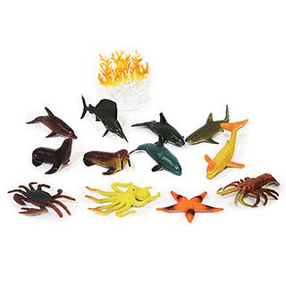 24 Ocean Animal Models Educational Toy 12 Ocean Bags 