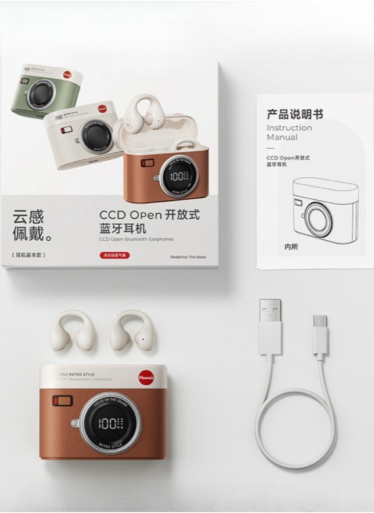 Bluetooth earphone clip style 2024 new wireless non in ear open air bone conduction movement