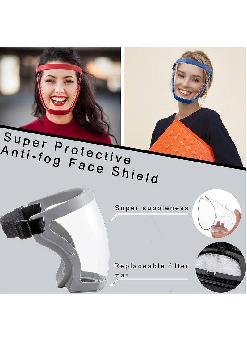 Excefore Super Protective Anti-Fog Face Shield, Unisex Hd Transparent Full Face shield, Reusable Eye, Nose, Mouth Protection  - Image 3