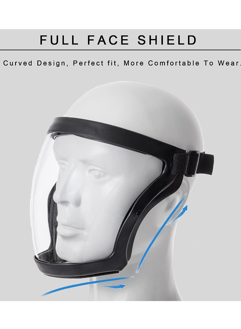 Excefore Super Protective Anti-Fog Face Shield, Unisex Hd Transparent Full Face shield, Reusable Eye, Nose, Mouth Protection  - Image 5