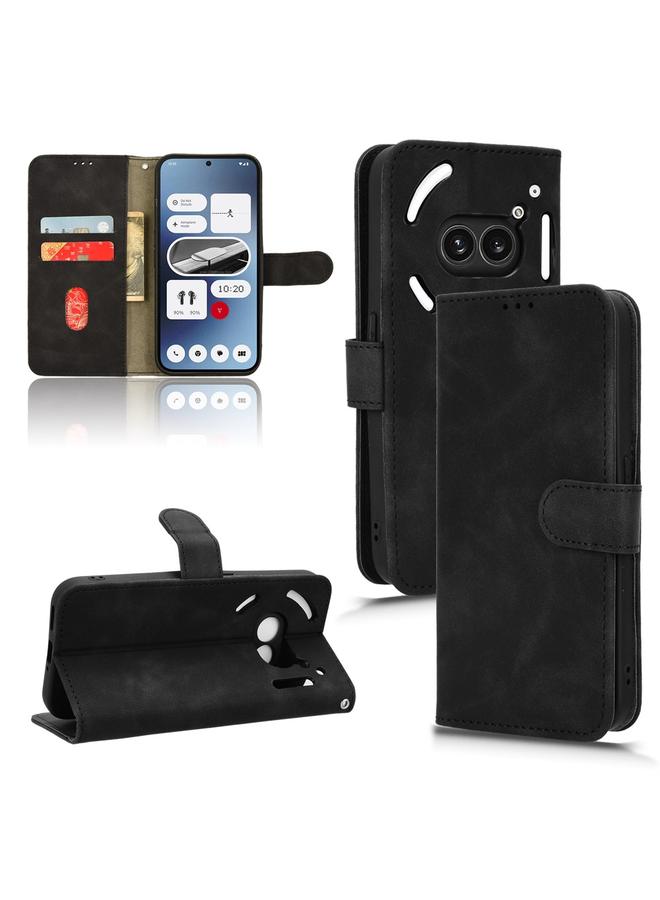 Case For Nothing Phone 2a Skin Feel Magnetic Flip Leather Phone Case