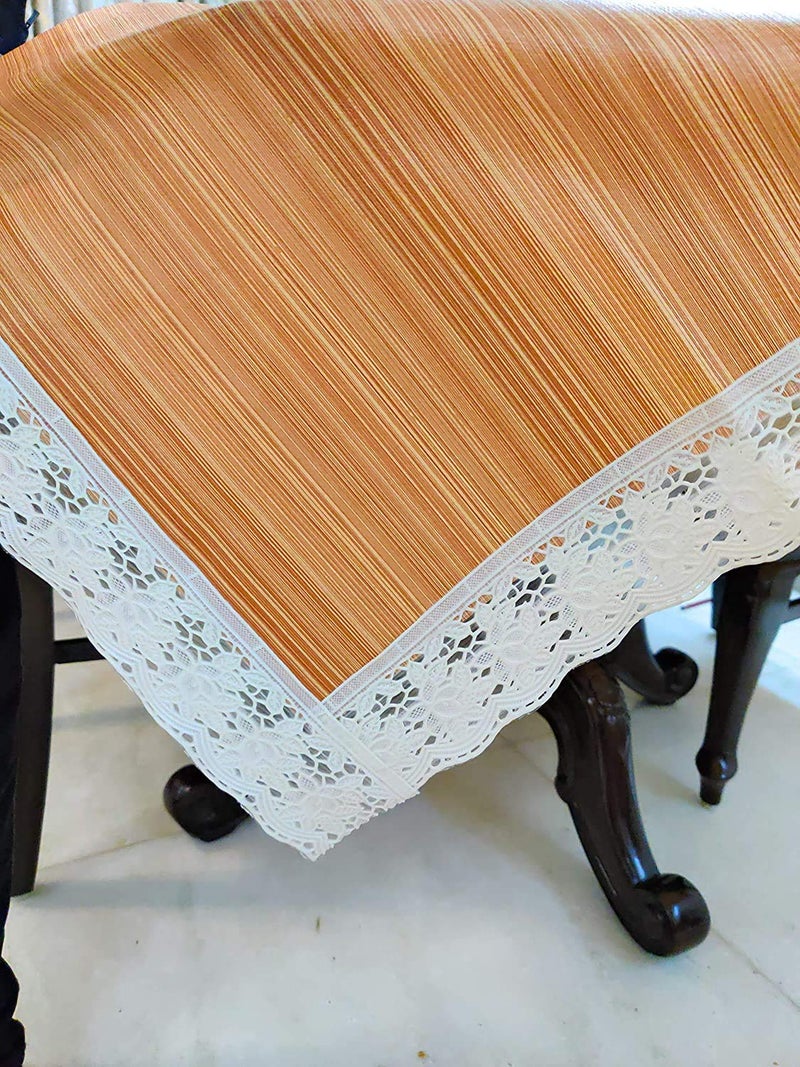 CASANEST Thick PVC 46 Seater Center Table Cover Size 45x70 inch LXW Anti Skid Waterproof printed010 - Image 5