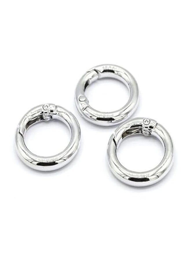 Artify Craft Affair | Metal Snap Ring (1inch, 5pcs) | for Swivel Trigger snap Hook Art and Purse Making Accessories - Silver - Image 1