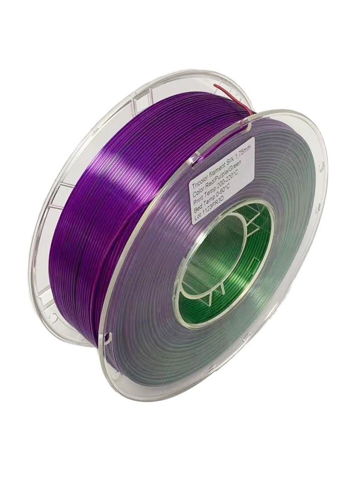 3D Printing Consumables silk PLA 1.75mm Dual Color Three Color Consumables 3D Printing Wire - Image 1