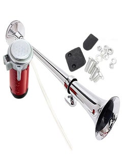 Generic 12V Single Trumpet Air Horn Single Trumpet Air Horn Compressor for Truck Lorry Boat Train  - Image 1