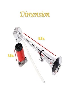 Generic 12V Single Trumpet Air Horn Single Trumpet Air Horn Compressor for Truck Lorry Boat Train  - Image 4
