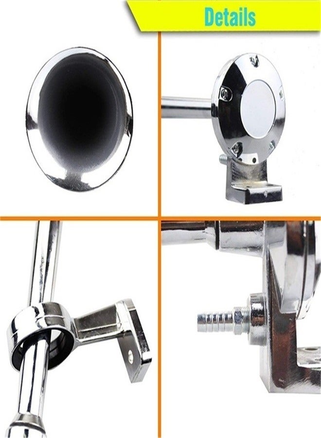 Generic 12V Single Trumpet Air Horn Single Trumpet Air Horn Compressor for Truck Lorry Boat Train  - Image 3