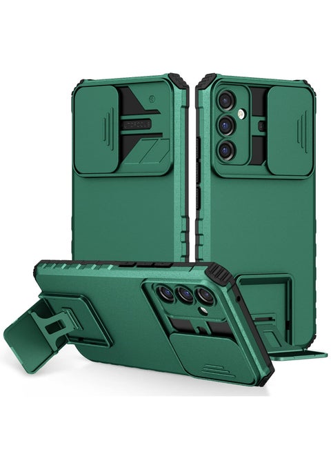 Case Cover Samsung Galaxy A35 5G / Galaxy A55 5G, Innovative Telescopic Bracket, Sliding Protection Camera Window, Slim Thin PC&TPU Shockproof Phone Case