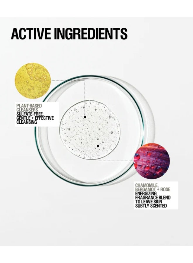 منظف الجسم إنرجايز من غرون ألكيميست، برائحة البابونج والبرغموت والورد، عبوة إعادة تعبئة سعة 1 لتر - Image 2