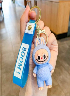 Generic Labubu Keychain - Cute Cartoon Plush Pendant for Backpacks and Bags  - Image 5