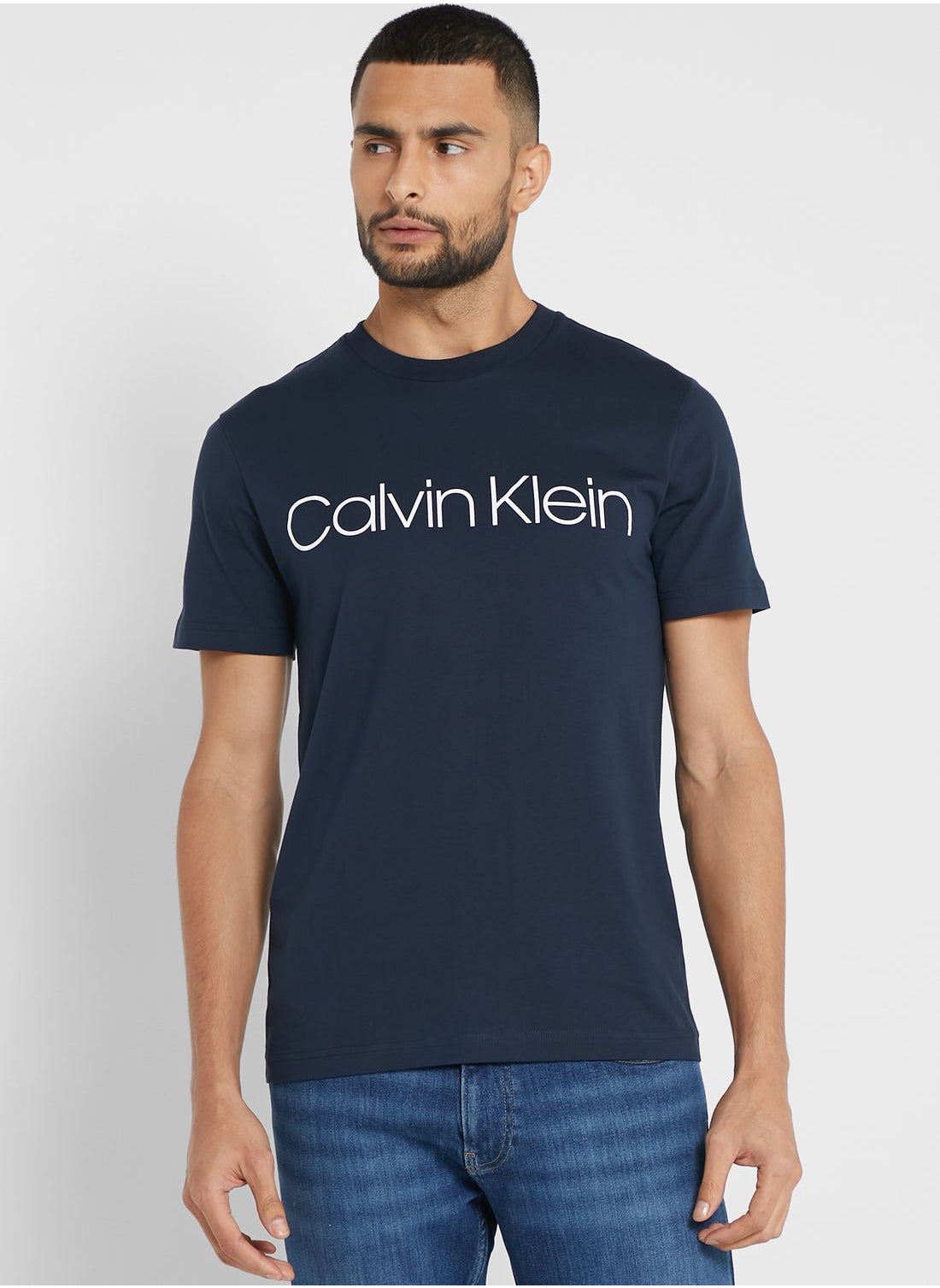 calvin klein navy t shirt