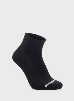 SKECHERS 3 Pack Terry Qtr Crew Socks  - Image 2