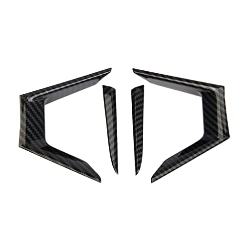 Fewshaw Carbon Fiber Steering Wheel Cover Molding Trims Accessories for Mitsubishi Outlander 2022-2025 - Image 2