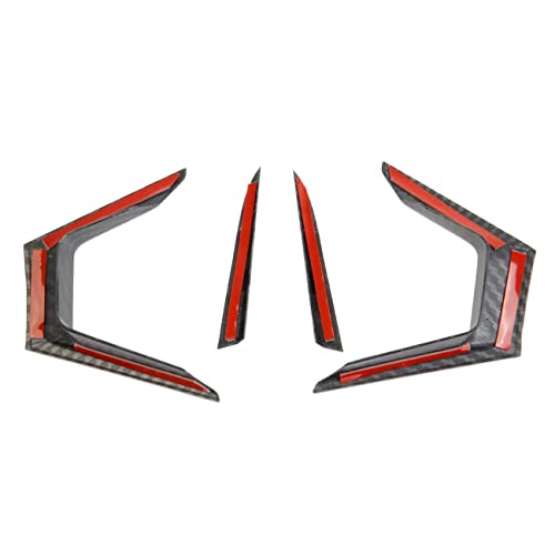 Fewshaw Carbon Fiber Steering Wheel Cover Molding Trims Accessories for Mitsubishi Outlander 2022-2025 - Image 5