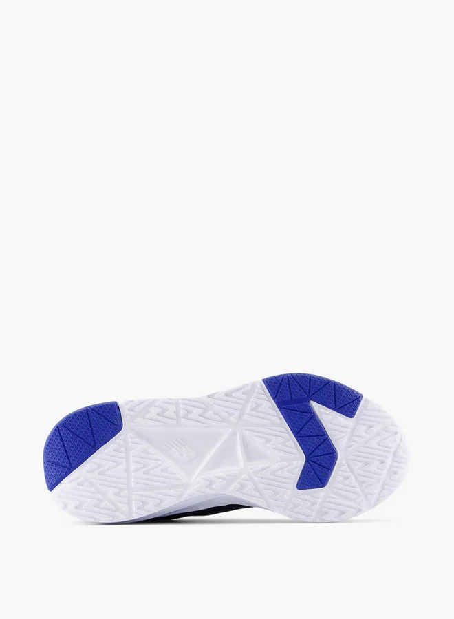 New Balance Boy's Logo Print Sports Shoes with Hook and Loop Closure