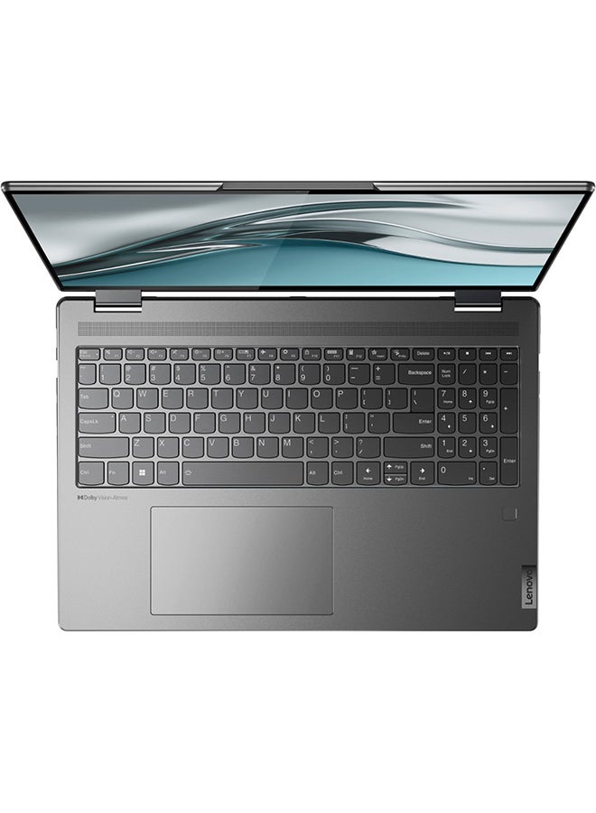 Lenovo Yoga 7 Laptop With 16-Inch Display, Core i5 1240P Processor/8GB RAM/256GB SSD/Intel Iris XE Graphics/Winodws 11 Home English Storm Grey English Storm Grey - Image 5