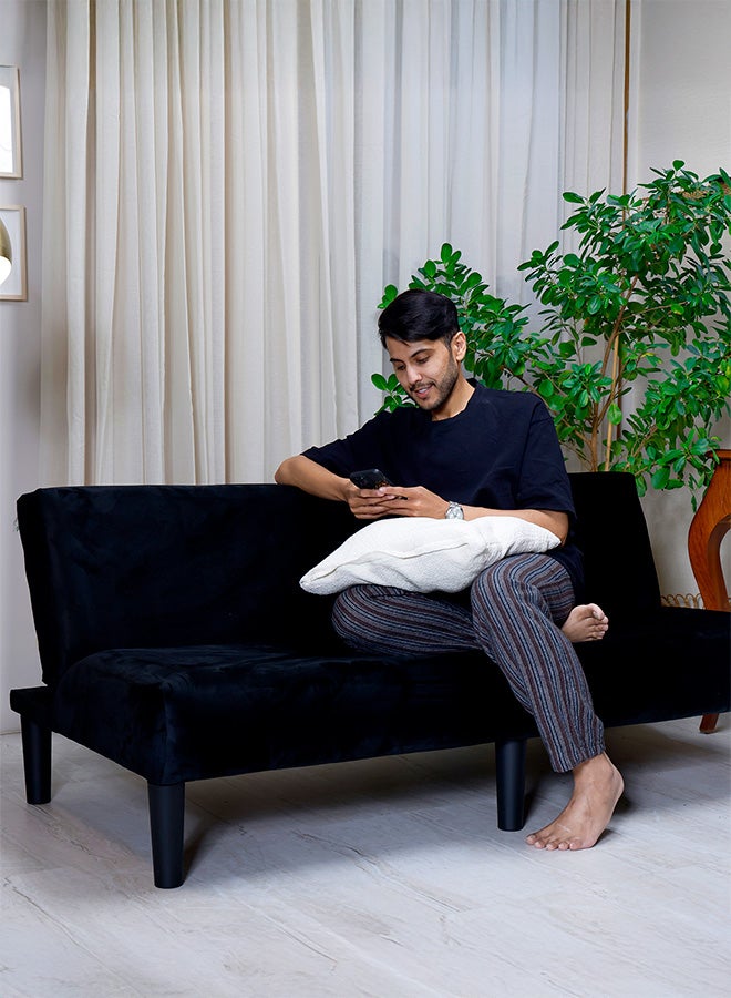 باك كومفرت صوفا الاسترخاء نوفا – راحة متعددة الاستخدامات لحياة عصرية، 170 × 100 سم - اسود - Image 3