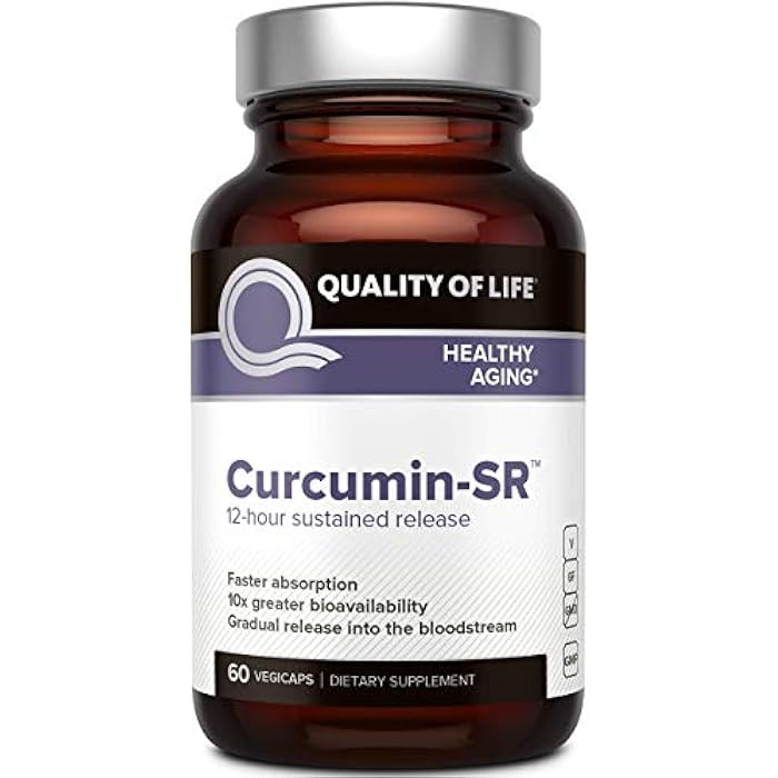 Quality of Life Sustained Release Curcumin and Resveratrol - Powerful Bundle for All Natural Healthy Aging - Image 2