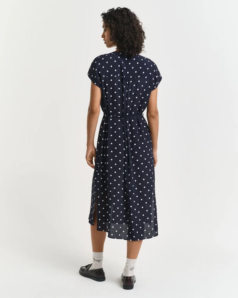 GANT Relaxed Dot Print Caftan Dress