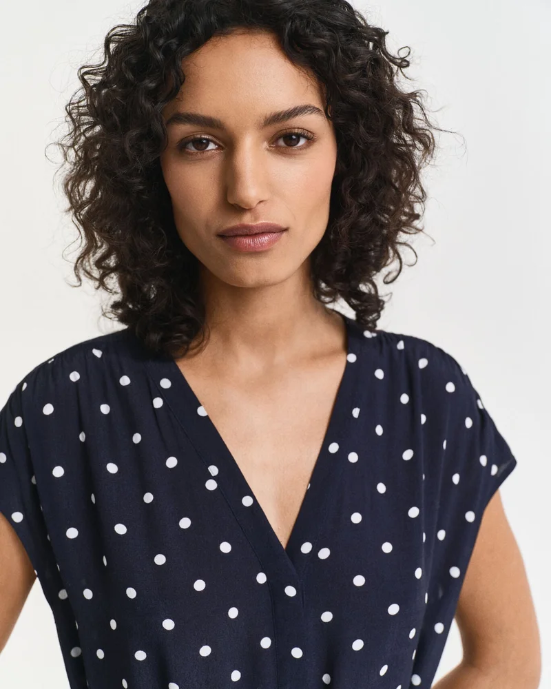 GANT  Relaxed Dot Print Caftan Dress for Women | Best Price UAE