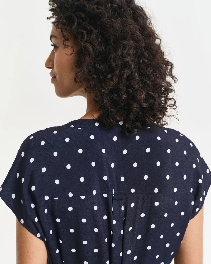 GANT  Relaxed Dot Print Caftan Dress for Women | Best Price UAE