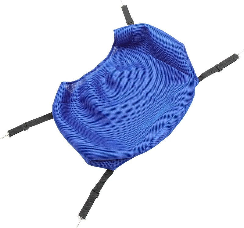 Cat Hammock Mesh Hanging Pet Bed Breathable Washable Blue M for Small Cats Indoor Cage Use - Image 1