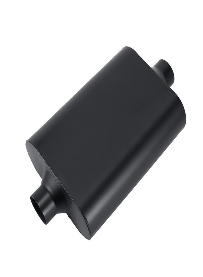 TECTRUC Mufflers 2 Chamber 3" Universal Muffler Performance Exhaust Muffler 3.0 IN Pipe,Aggressive Sound,Black(3" center in/out) - Image 4