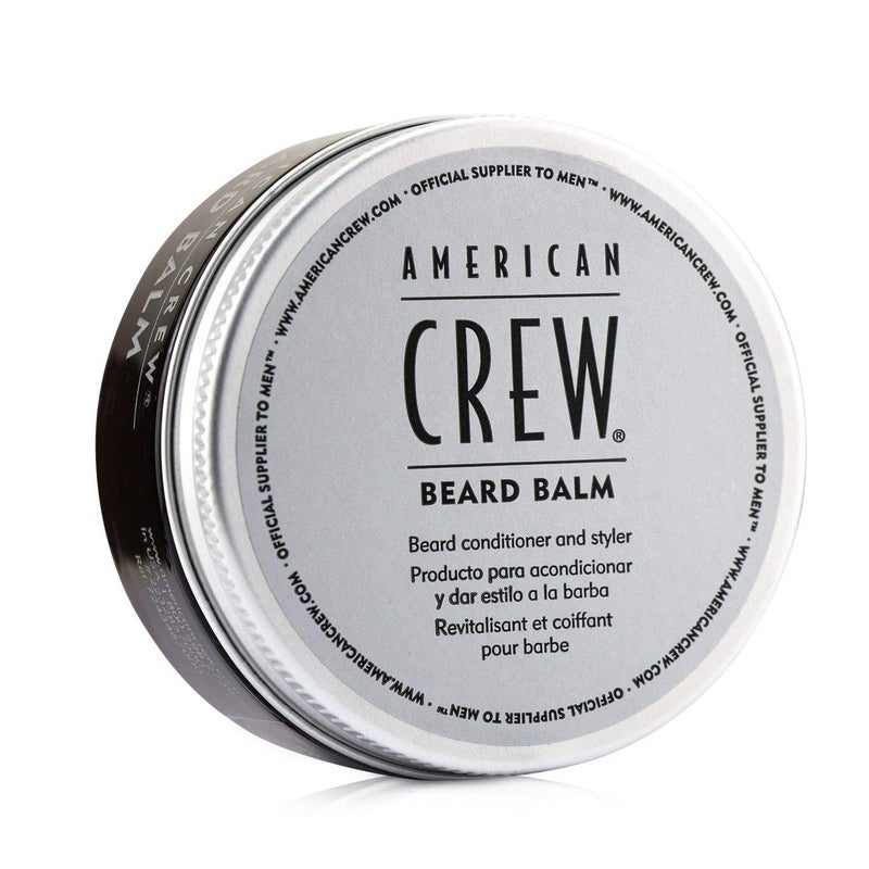 American Crew Beard Balm, Conditioner & Styler, Stocking Stuffer for Him, Made with Sweet Almond Oil & Shea Butter, 2.3 Fl Oz - Image 2
