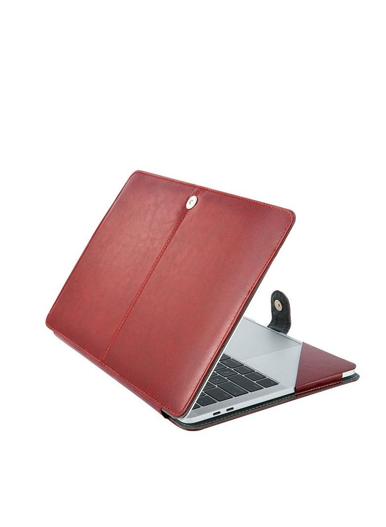 Loquat Suitable For MacBook Fall Protection Leather Holster 