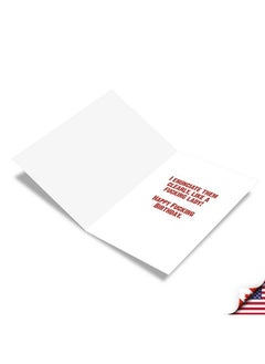 NobleWorks - 1 Funny Happy Birthday Greeting Card - Retro Woman Humor, Notecard Talk Bubbles - Mind Your Language C3229Bdg  - Image 2