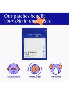 WRINKLES SCHMINKLES Wrinkles Schminkles Chest, Cleavage & Body Stretch Mark Wrinkle Patches | Reusable Hypoallergenic Pregnancy Safe Silicone Smoothing Pads to Prevent and Reduce Wrinkles & Stretch Marks | 2 Pack  - Image 2
