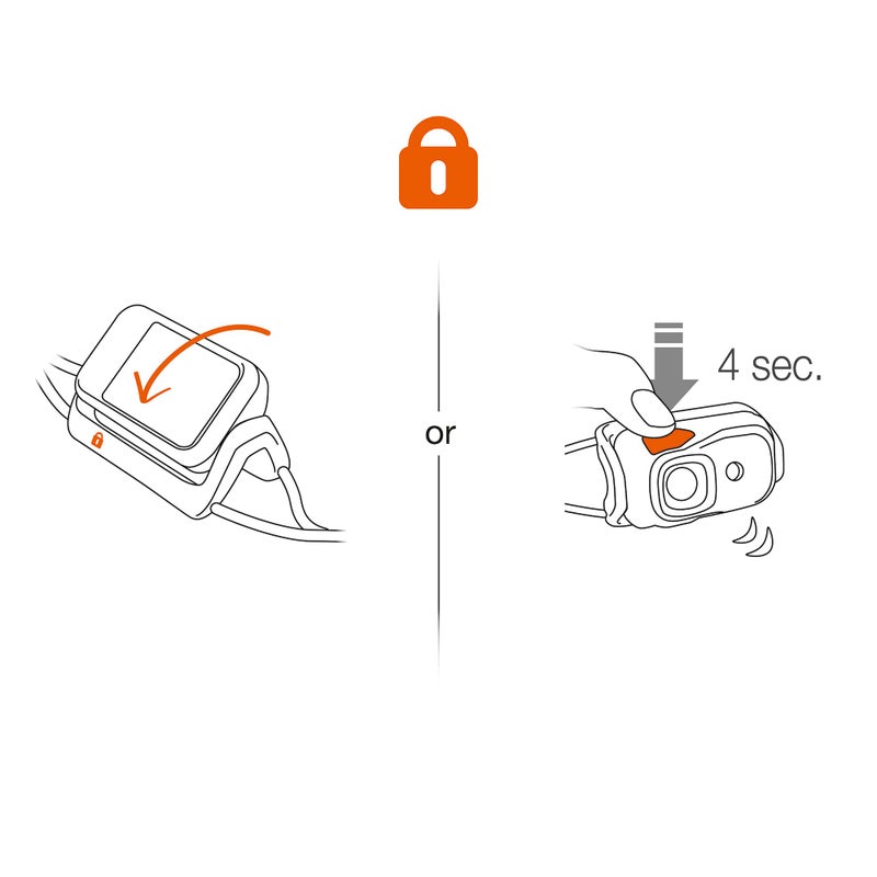 Petzl Petzl BINDI Headlamp - Ultra-Compact Rechargeable 200 Lumen Headlamp Designed for Everyday Athletic Activities - Orange  - Image 3