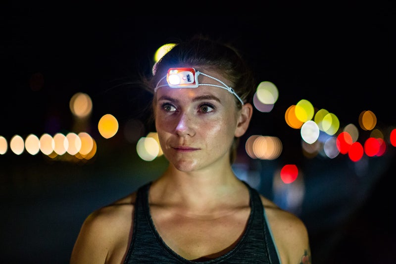 Petzl Petzl BINDI Headlamp - Ultra-Compact Rechargeable 200 Lumen Headlamp Designed for Everyday Athletic Activities - Orange  - Image 4
