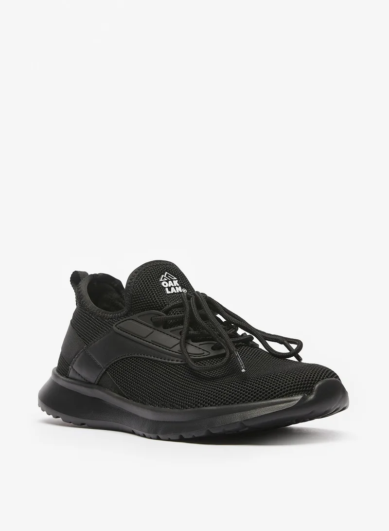 Oaklan by Shoexpress Boys Textured Sports Shoes with Lace Up Closure