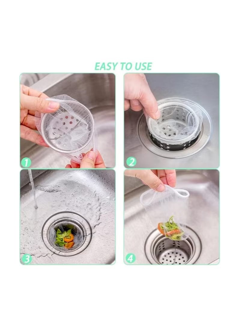 Disposable Sink Strainer Mesh Bag for Kitchen-100 Pcs - Image 1