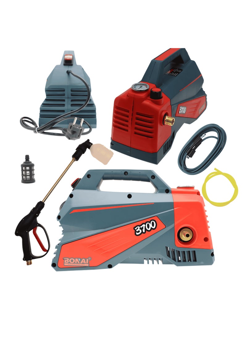 BONAI 3700W High Pressure Washer BN-HK73, 10L/min Flow, 300MPa Jet Cleaner, Self-Priming Car Washer, Portable Electric Water Cleaning Machine for Patio, Garden, Driveway & Outdoor Use - Image 2