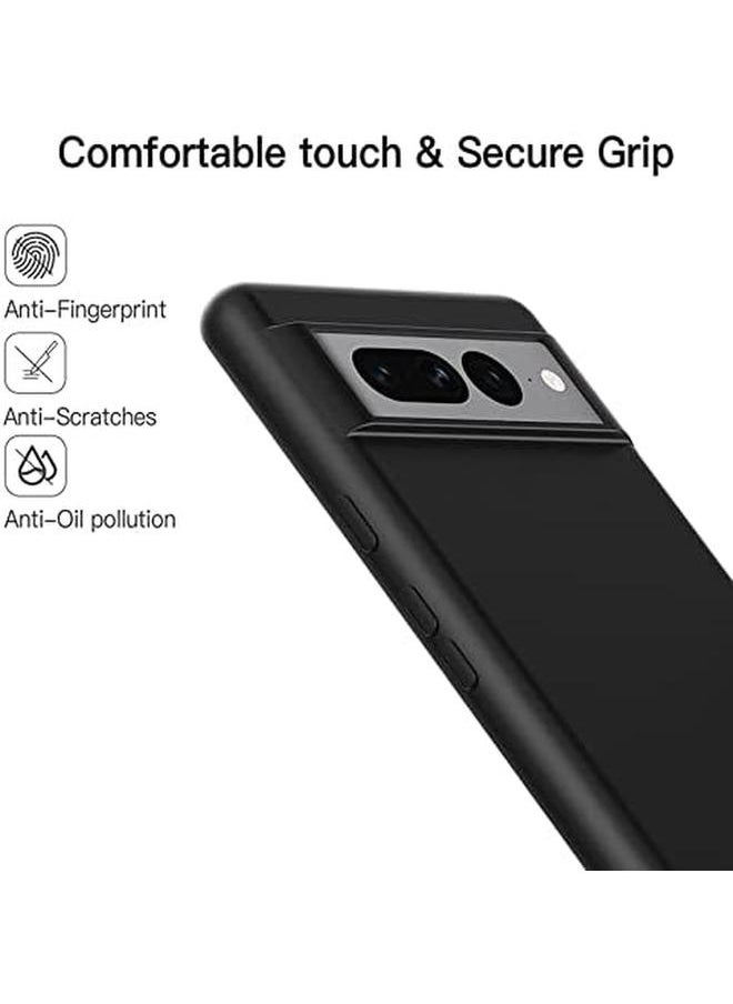 erorex - Compatible With Google Pixel 7 Pro 5G Case Ultra Slim Thin Anti Fingerprint Protective Phone Cover For Google Pixel 7 Pro 5G 6.7 Inch Black - Image 1