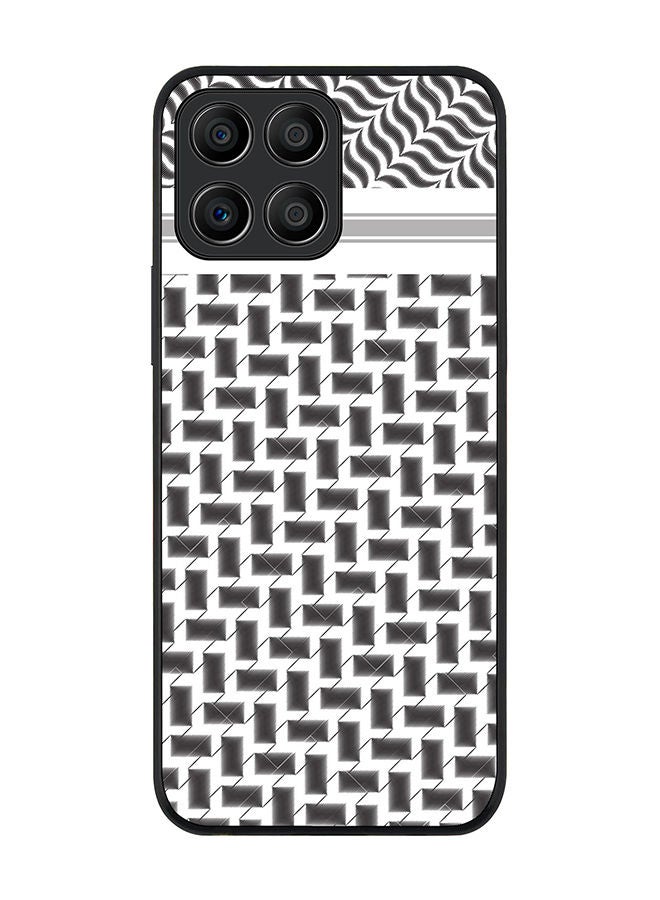 Stylizedd Rugged Black edge case for Honor X8 5G Slim fit Soft Case Flexible Rubber Edges Anti Drop TPU Gel Thin Cover - Shemag (Black) - Image 1