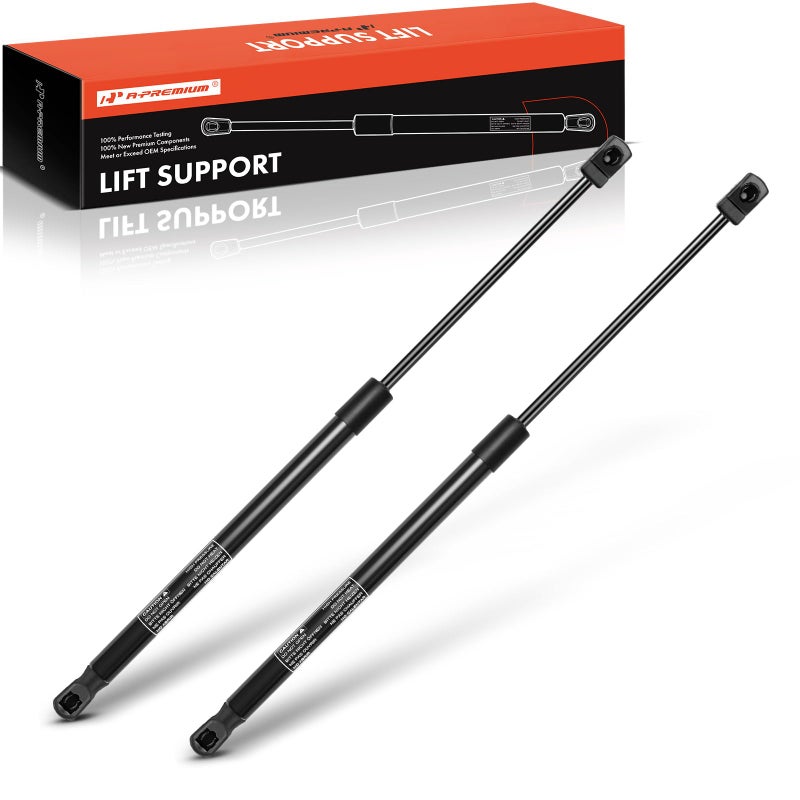 A-Premium Front Hood Lift Supports Shock Struts Compatible with Select Porsche Model - Cayenne 2015 2016 2017 2018 - Replace# 7P5823359A(2-PC Set) - Image 1