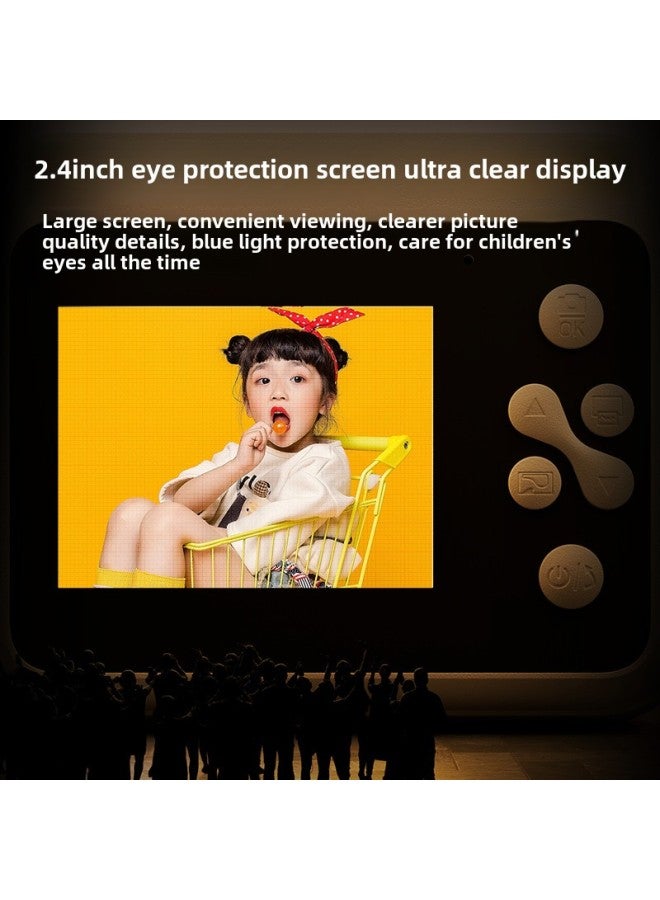 Generic Polonoid Children's Camera Can Take Pictures Can Be Printed Video Digital Color Photo Toy Little Girl Birthday Gift-Body Color:64g+2 Rolls Of Color Printing Paper  - Image 3
