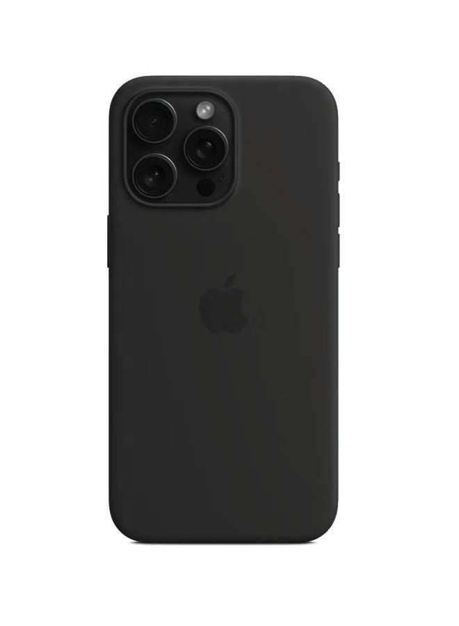 iPhone 15 Pro Max Case Silicone Cover, Silky-Soft Touch Full-Body Protective Phone Case, Shockproof, Slim Phone Case, Anti-Scratch Soft Microfiber Lining, Black - Image 1