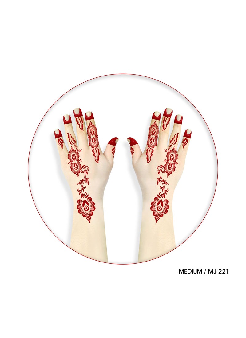 MAJARAT HENNA DESIGN STICKER FOR ADULTS /  MEDIUM- MJ 221 - pzsku/Z5A72264FD85CE7A5AE12Z/45/_/1680637924/612fd489-cceb-484a-bed2-8dcc877b6a14