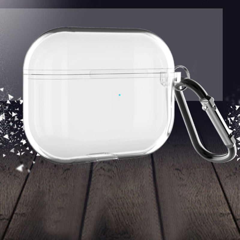 Transparent Earbuds Case Shockproof Dustproof Transparent Earbuds Protective Case Cover for IOS Earbuds Pro - Image 5