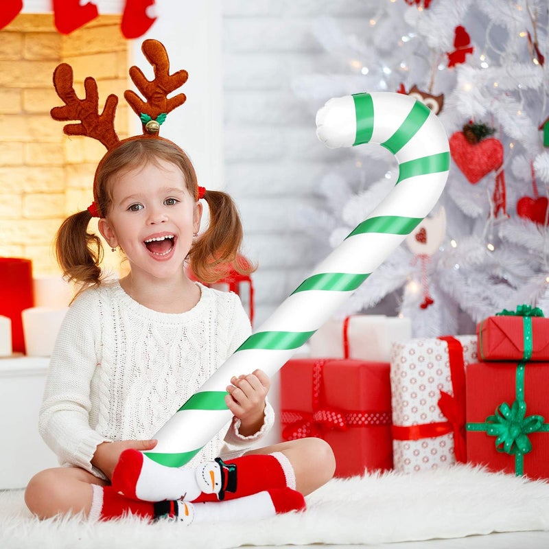 ASTARON 8 Pack Inflatable Christmas Candy Canes - Image 3