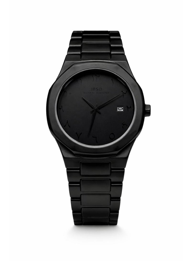 Men's wristwatch - Classic analog design, water resistant with a carbon fiber strap - A stylish men's wristwatch, perfect as a gift for men - Image 1