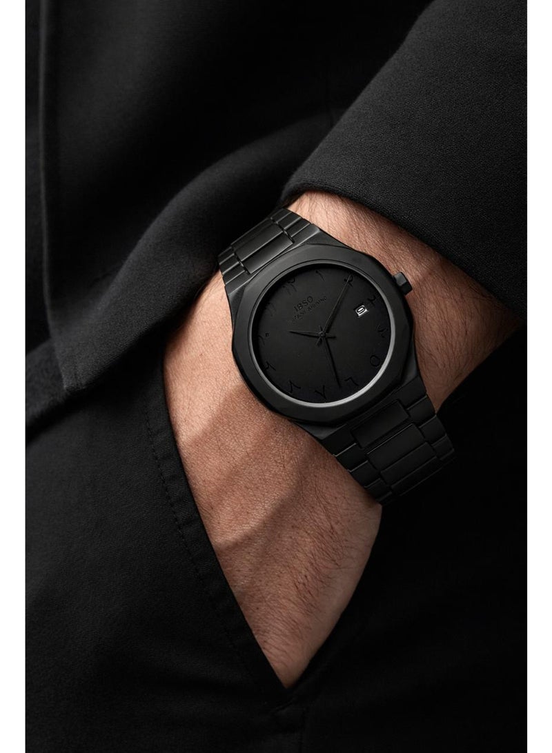 Men's wristwatch - Classic analog design, water resistant with a carbon fiber strap - A stylish men's wristwatch, perfect as a gift for men - Image 4
