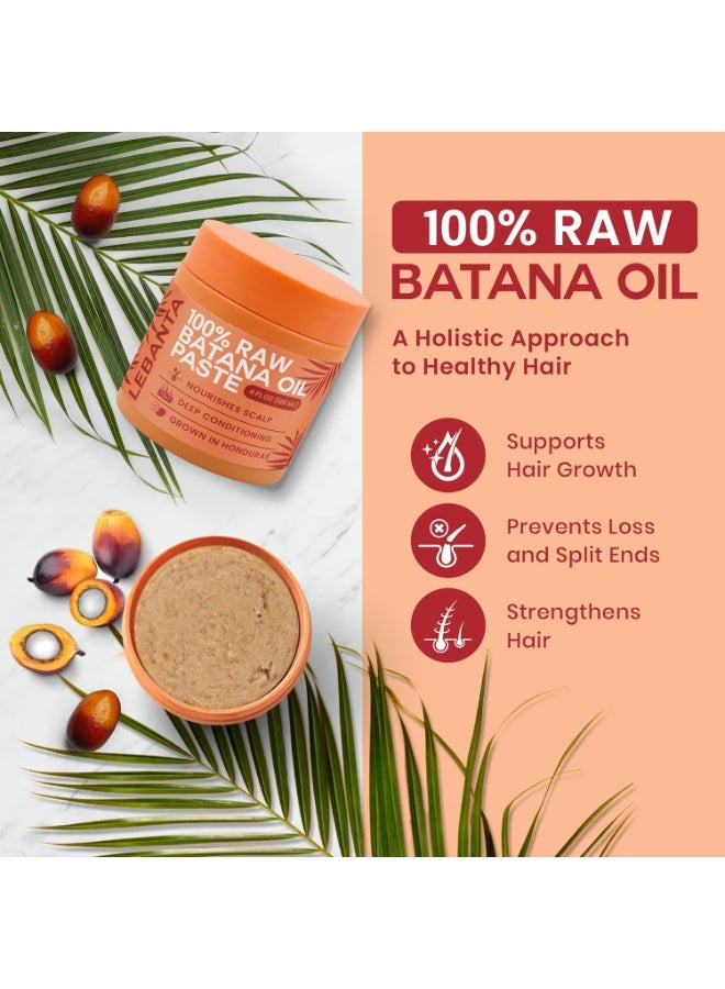 Lebanta Raw Batana Oil for Hair Growth - 100% Pure, Organic 4oz Batana from Honduras for Thick and Strong Natural Hair - Dr. Sebi Unrefined Cold Pressed... - Image 2