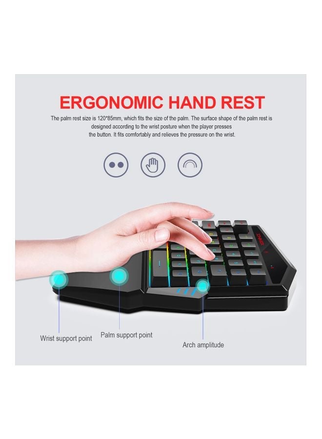 NIBEMINENT Wireless Gaming Keyboard And Optical Mouse Set  - Image 3