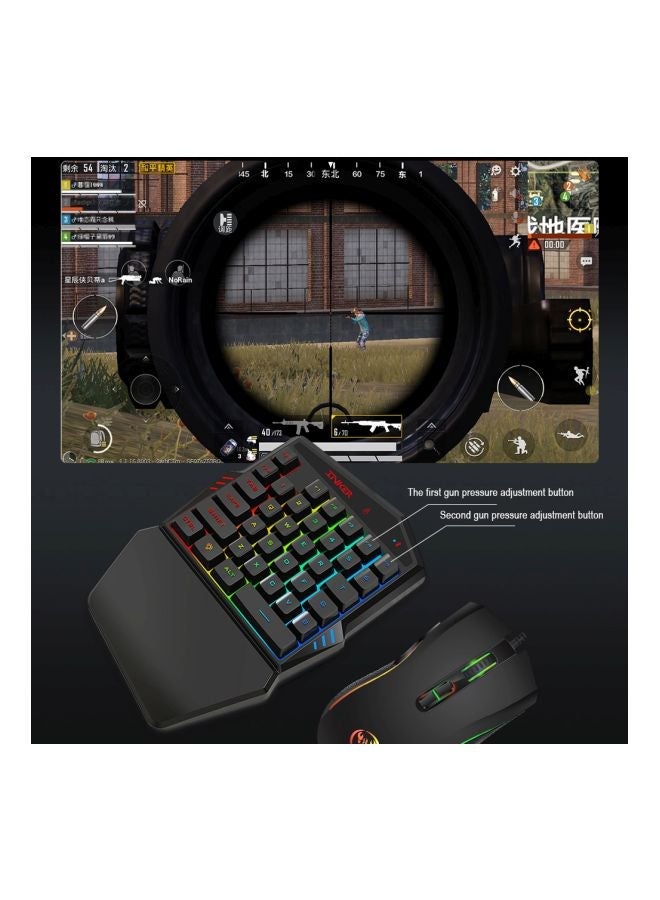NIBEMINENT Wireless Gaming Keyboard And Optical Mouse Set  - Image 4